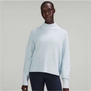 Lululemon wool Light Blue Sweater
